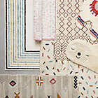 Alternate image 2 for Marmalade&trade; Wren 5&#39; x 7&#39; Hand Tufted Area Rug with Rainbow Border in Beige/Blue