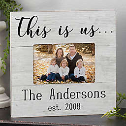This Is Us Personalized Box Picture Frame- Horizontal