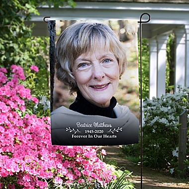Photo Memorial Personalized Garden Flag. View a larger version of this product image.