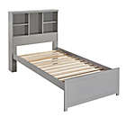 Alternate image 1 for Hillsdale Caspian Twin Bookcase Bed in Grey