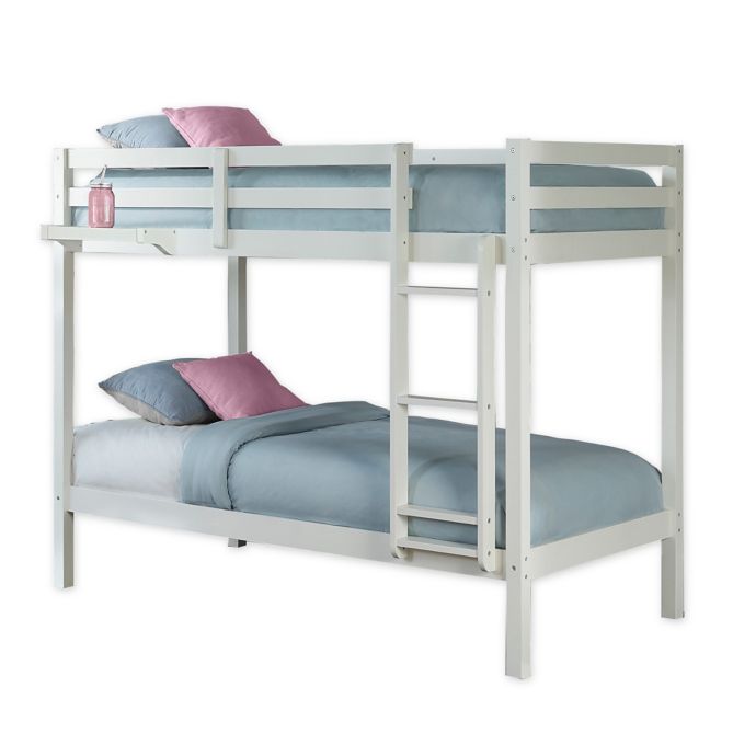 Hillsdale Caspian Twin Bunk Bed With Hanging Nightstand Bed Bath Beyond