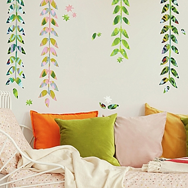 RoomMates&reg; Painterly Floral Clustered Peel &amp; Stick Giant Wall Decals. View a larger version of this product image.