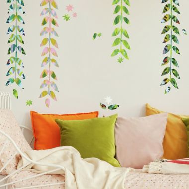 RoomMates&reg; Painterly Floral Clustered Peel &amp; Stick Giant Wall Decals. View a larger version of this product image.