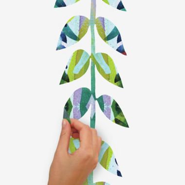 RoomMates&reg; Painterly Floral Clustered Peel &amp; Stick Giant Wall Decals. View a larger version of this product image.