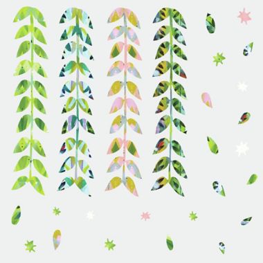 RoomMates&reg; Painterly Floral Clustered Peel &amp; Stick Giant Wall Decals. View a larger version of this product image.