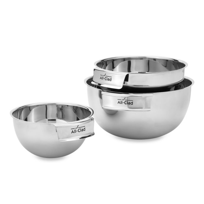 steel mixing bowl set