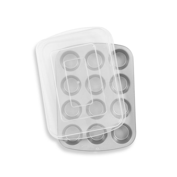 Wilton® Covered 12 Cup Muffin Pan Bed Bath And Beyond
