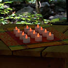 Alternate image 1 for LED Battery Operated Tealight Candles in Orange (Set of 12)