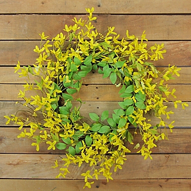 Northlight&reg; 20-Inch Spring Wreath in Yellow/Green. View a larger version of this product image.
