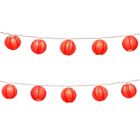 Alternate image 0 for Electric String Light with 3" Red Nylon Lanterns (Set of 10)