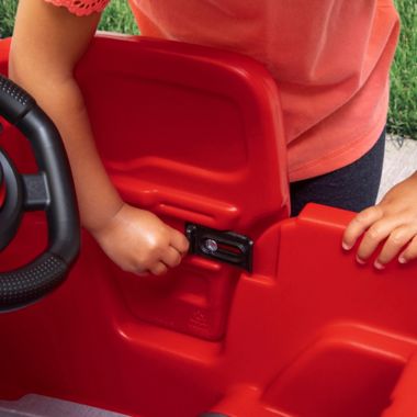 Step2&reg; Ford&reg; F150 Raptor&trade; 2-in-1 Ride-On in Red. View a larger version of this product image.