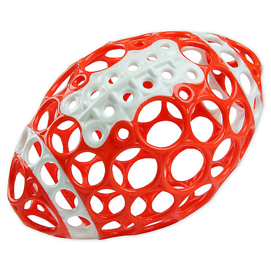 Alternate image 1 for Bright Starts™ Grasp & Play Football™ Easy-Grasp Toy in Red/White