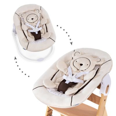 beige baby bouncer