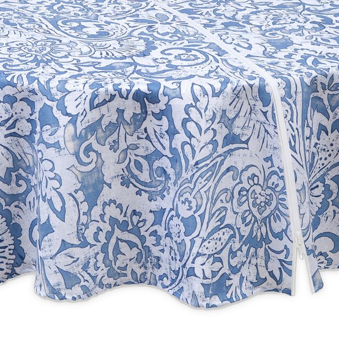 Paisley Scroll Round Indoor Outdoor Tablecloth Bed Bath Beyond
