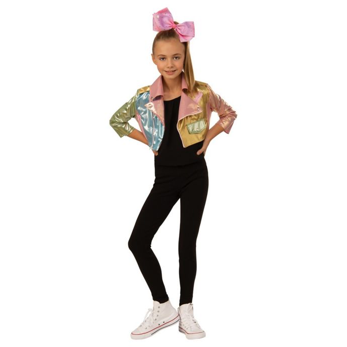 Jojo Siwa Biker Jacket And Bow Child S Halloween Costume In Gold Bed Bath Beyond