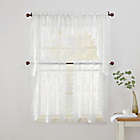 Alternate image 4 for No.918&reg; Alison Lace Scalloped Sheer 24-Inch Kitchen Window Curtain Tier Pair in White
