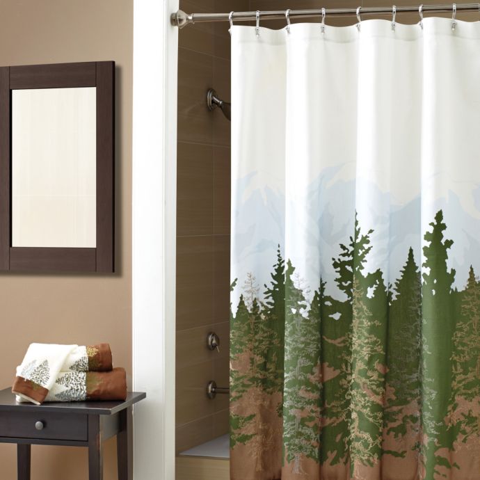 Croscill Wilderness 72 Inch X 72 Inch Shower Curtain Bed Bath