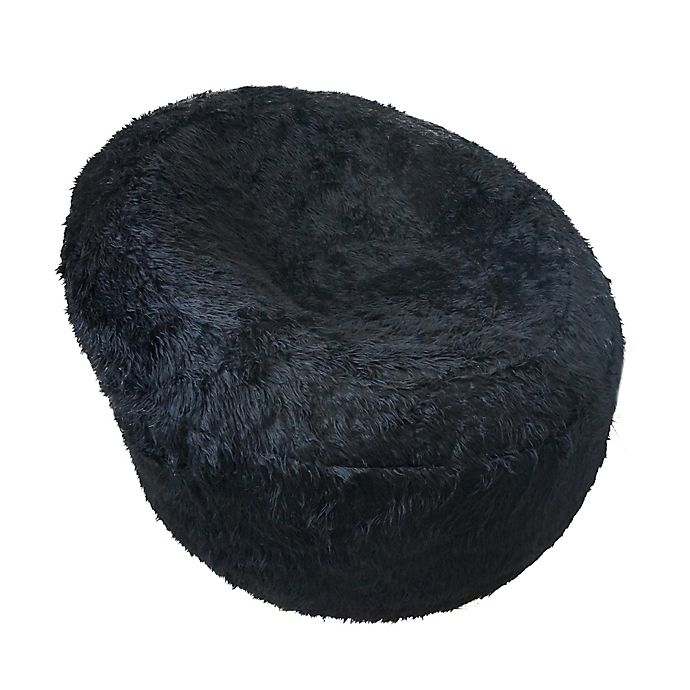 Iron Cloud Faux Fur Upholstered Papasan Chair Bed Bath Beyond