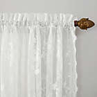 Alternate image 1 for No.918&reg; Alison lace Scalloped 84-Inch Rod Pocket Sheer Curtain Panel in White (Single)