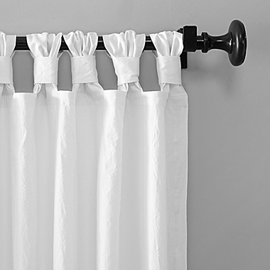 Archaeo&reg; Washed Cotton 63-Inch Tab Top Window Curtain Panel in White (Single). View a larger version of this product image.