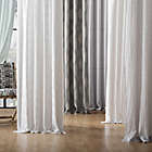 Alternate image 7 for Archaeo&reg; Washed Cotton 63-Inch Tab Top Window Curtain Panel in White (Single)