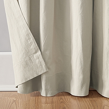 Archaeo&reg; Washed Cotton 63-Inch Tab Top Window Curtain Panel in Oatmeal (Single). View a larger version of this product image.