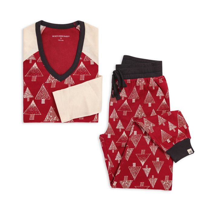 Burt's Bees Baby® Large Men's 2Piece Festive Forest Organic Cotton Pajama Bed Bath & Beyond