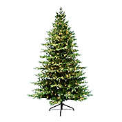 Puleo International&reg; Balsam Fir Artificial Christmas Tree with Clear Lights