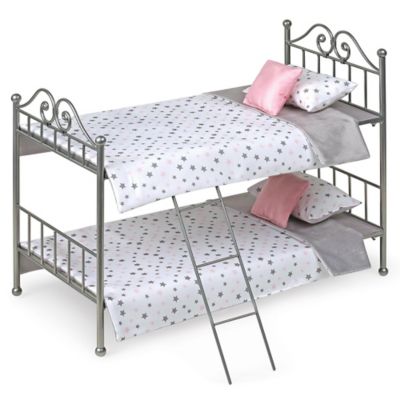 double doll travel case with bunk bed