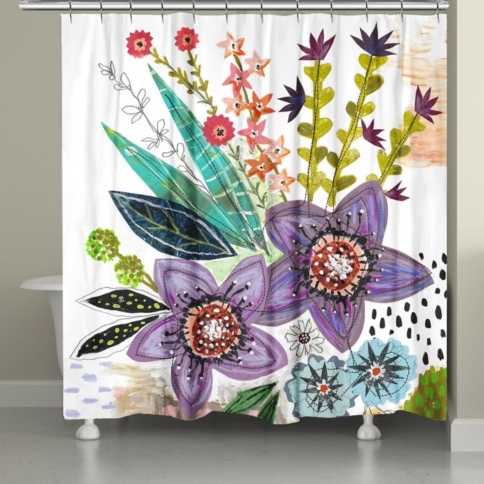 laural home dream forest shower curtain