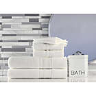 Alternate image 3 for Freshee&trade; Solid 6-Piece Towel Set in White
