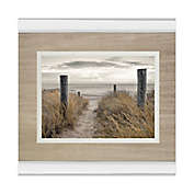 Beach Day 40-Inch x 34-Inch Mirror Framed Wall Art