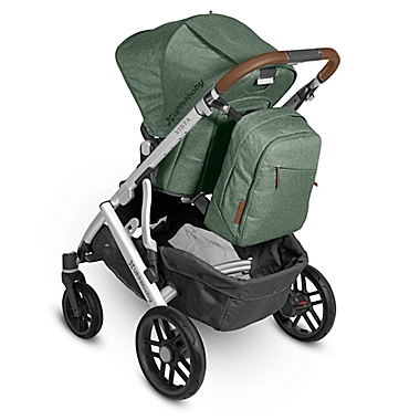 UPPAbaby&reg; Diaper Changing Backpack in Green Melange. View a larger version of this product image.