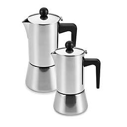 BonJour® Stovetop Stainless Steel Espresso Makers