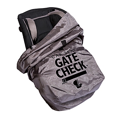 J.L. Childress Deluxe Gate Check Travel Bag for Car Seats in Grey. View a larger version of this product image.