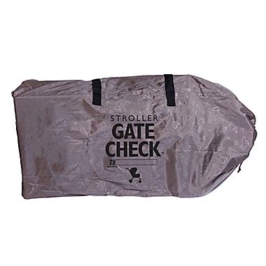 J.l. Childress Deluxe Gate Check Bag in Grey for Single/Double Strollers. View a larger version of this product image.