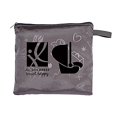 J.l. Childress Deluxe Gate Check Bag in Grey for Single/Double Strollers. View a larger version of this product image.
