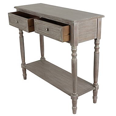 Decor Therapy Simplify 2-Drawer Console Table. View a larger version of this product image.