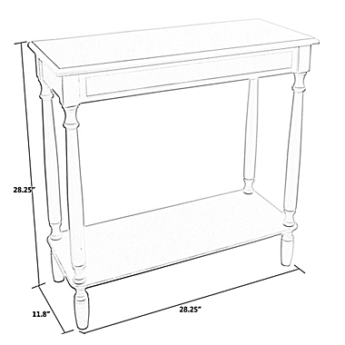 D&eacute;cor Therapy&reg; Rectangular Console Table. View a larger version of this product image.