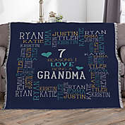 Reasons Why For Her Personalized 56-Inch x 60-Inch Woven Throw