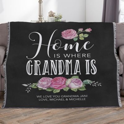 personalized mother throw blanket