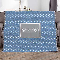 Pattern Play Personalized 56-Inch x 60-Inch Woven Throw