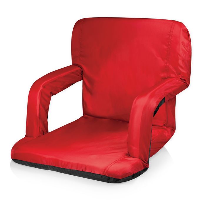 Picnic Time Ventura Portable Reclining Stadium Seat Bed