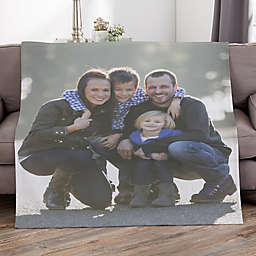 Picture Perfect Personalized 50-Inch x 60-Inch Sweatshirt Photo Blanket