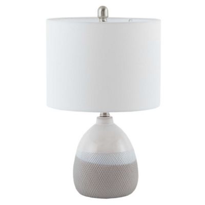 grey bedside lights