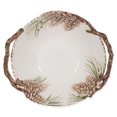 Fitz and Floyd&reg; Forest Frost 16-Inch Centerpiece Bowl