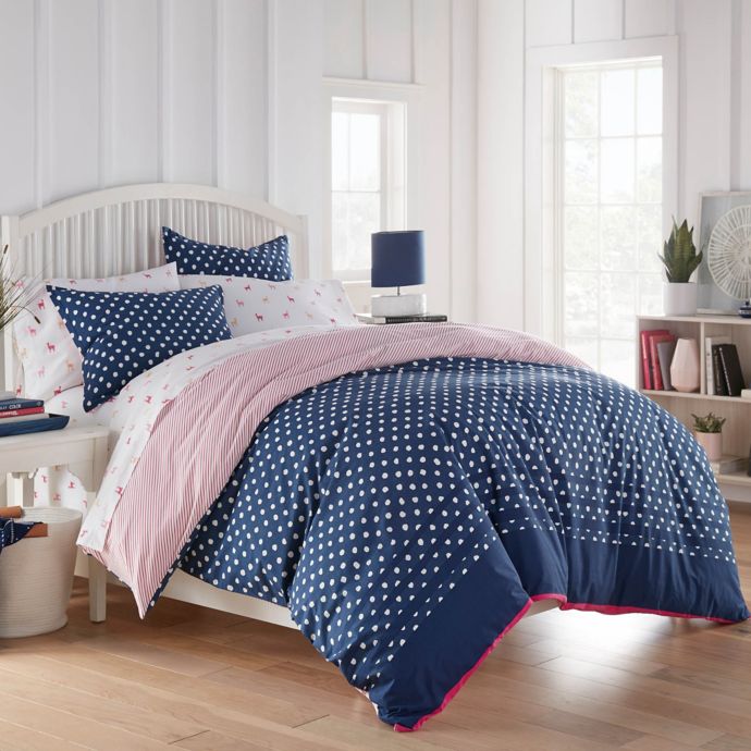 Poppy Fritz Yvie Comforter Set In Navy Bed Bath Beyond