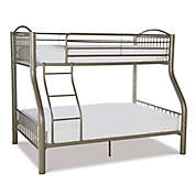 Parilla Twin Over Full Metal Bunk Bed in Pewter