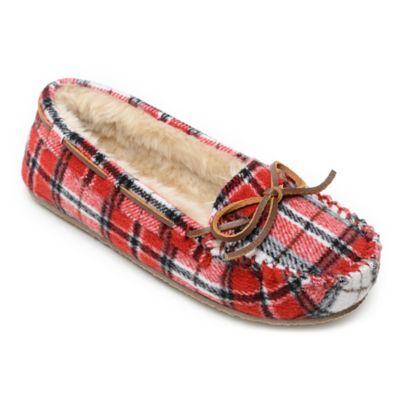 tartan slippers womens