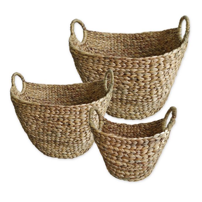 Bee & Willow™ Home Water Hyacinth Basket Bed Bath & Beyond